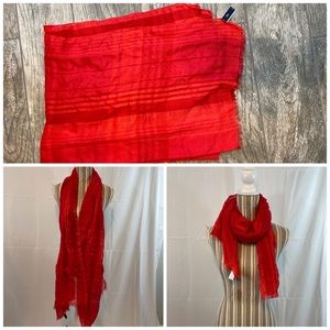 New with tags Gap red scarf wool blend